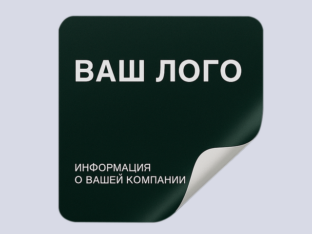 Декоративная обработка этикеток